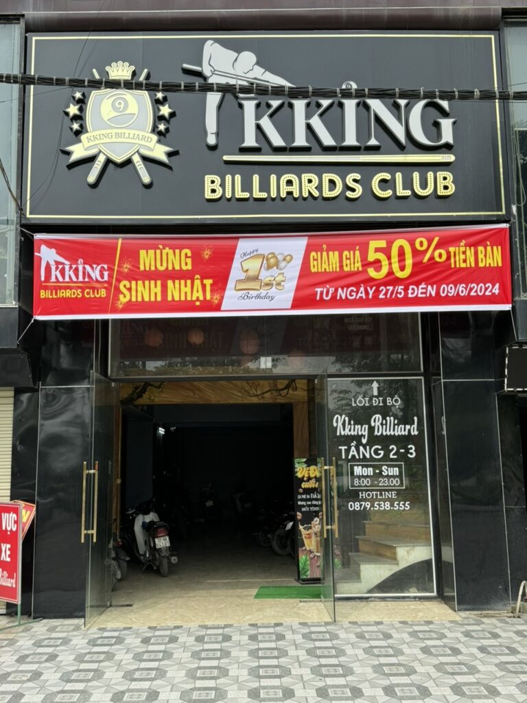 Thiết kế lắp đặt bàn bi-a tại Tuyên Quang