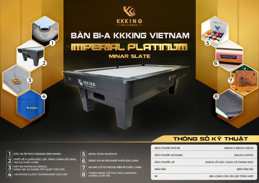 Phân phối lắp đặt bàn bi-a cao cấp tại Nghệ An